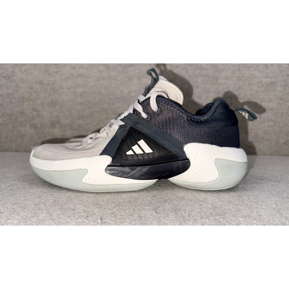 Adidas Women's Exhibit Select Beige Carbon Black Basketball Shoes Size 9 IE9325